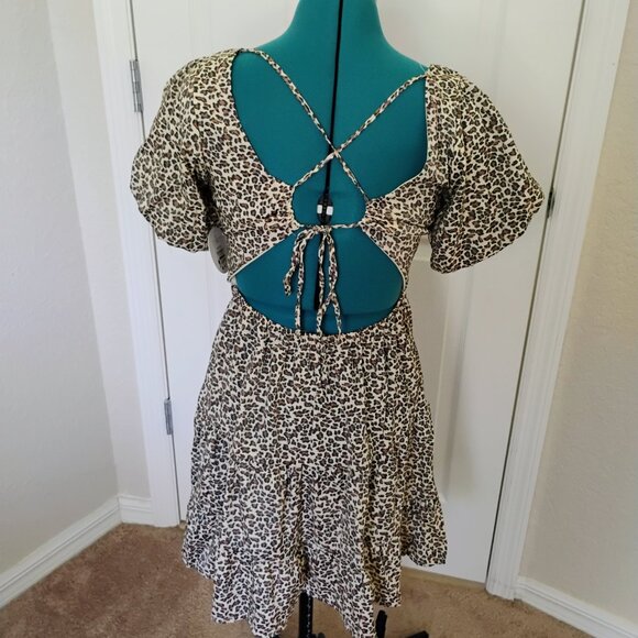 Woman's Jolie & Joy Dress Leopard Print Size M - Picture 3 of 9